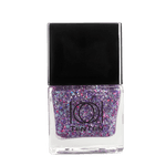 Load image into Gallery viewer, Purple Glitter Nail Polish Purple Galaxy NP-XG87 swatches on nails vibrant purple shine
