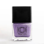 Load image into Gallery viewer, Purple Glitter Nail Polish Crimson Crush NP-SC15 glitter nail swatch