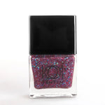 Load image into Gallery viewer, confetti glitter nail polish NP-XG67 macro texture purple pink red glitter